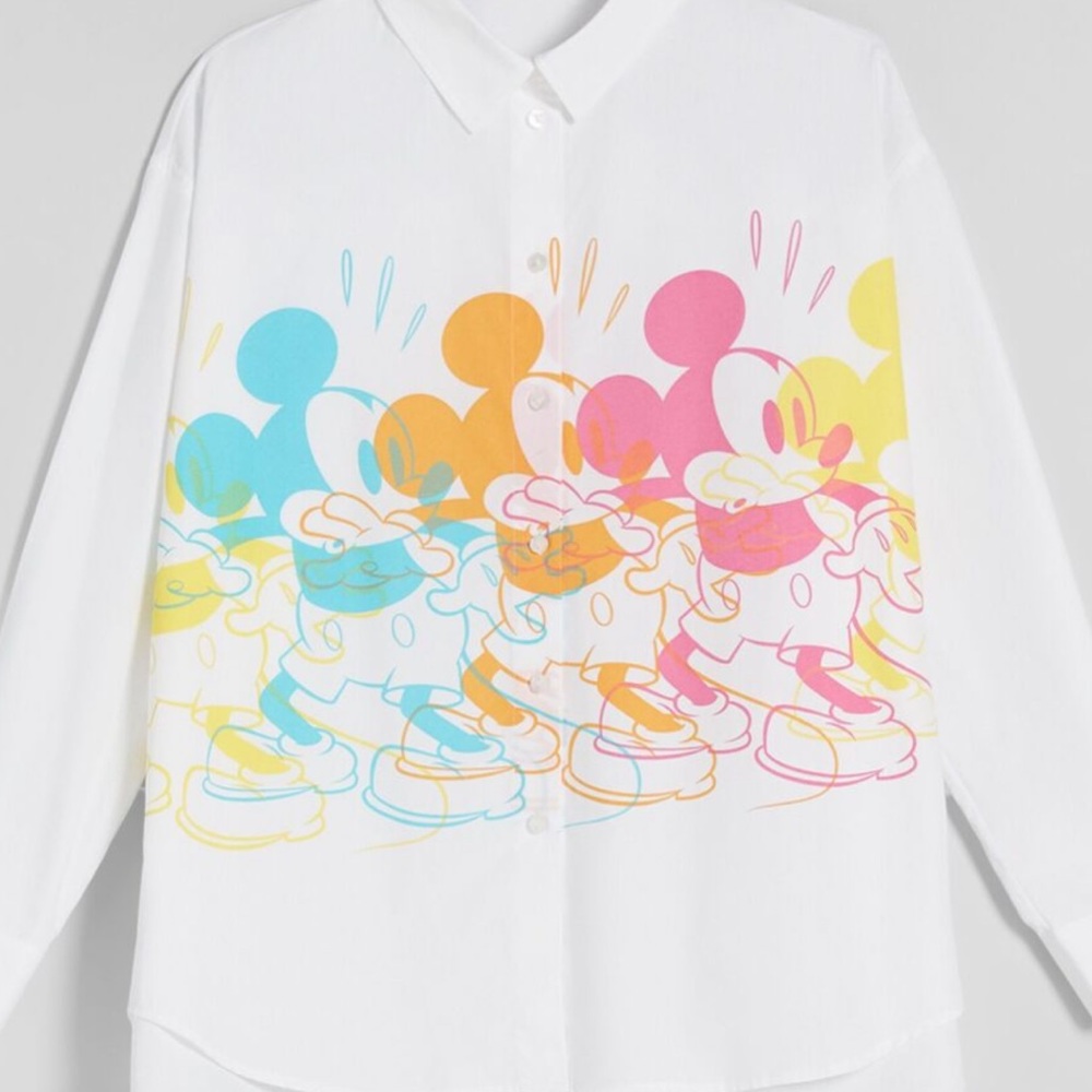 Mickey Mouse Button Down